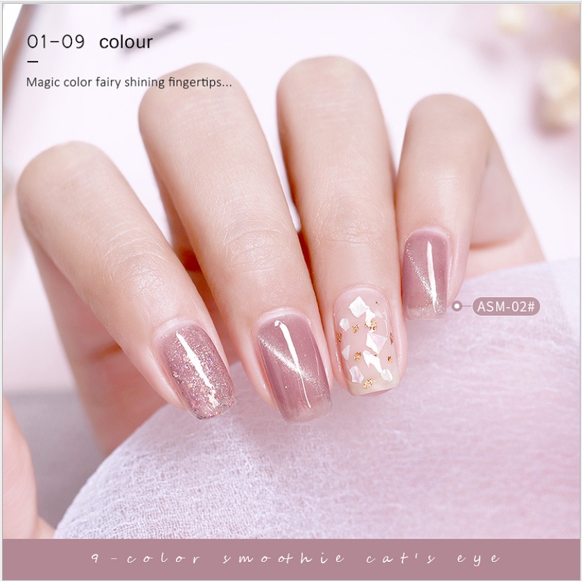 Sơn Gel Mắt Mèo Kim Cương Màu AS Mã ASM 15ml Chính Hãng