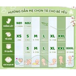 Tã/bỉm quần Molfix  M/L/XL/XXL/XXXL Gói 2 Miếng