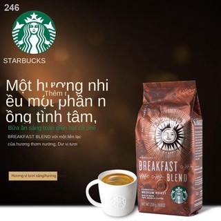 Cửa hàng Starbucks bữa sáng starbuck chính hãng tích hợp hạt cà phê rang nhẹ 250g
