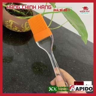 CHỔI QUÉT DẦU, CHỔI QUÉT DẦU ĂN RAPIDO SILICON 22,5 x4,7 cm, cán nhựa trong