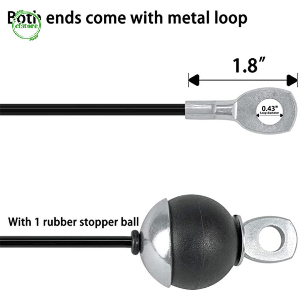 Dây Ròng Rọc Bằng Thép 5mm 1.5m/2.5m/3m Hỗ Trợ Luyện Tập Thể Hình