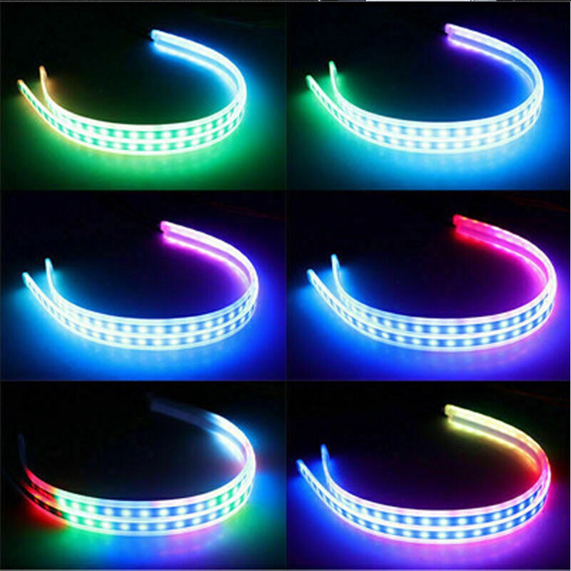Set 2 Dây Đèn Led Drl Kevanly Trang Trí Xe Hơi