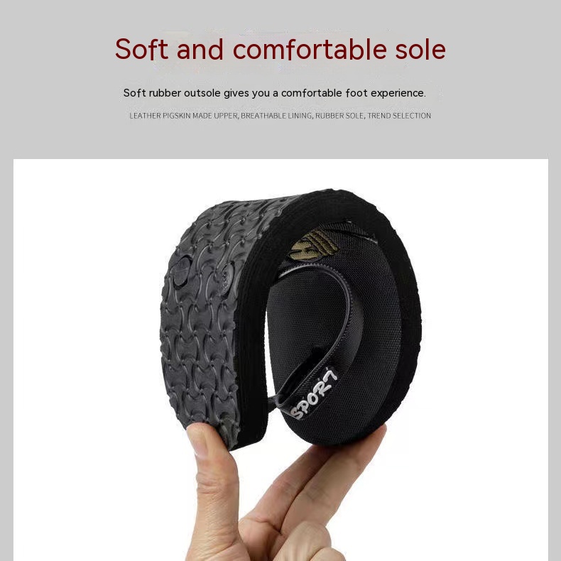 Dép Sandal Xỏ Ngón Chống Trượt In Chữ Thời Trang Dành Cho Nam