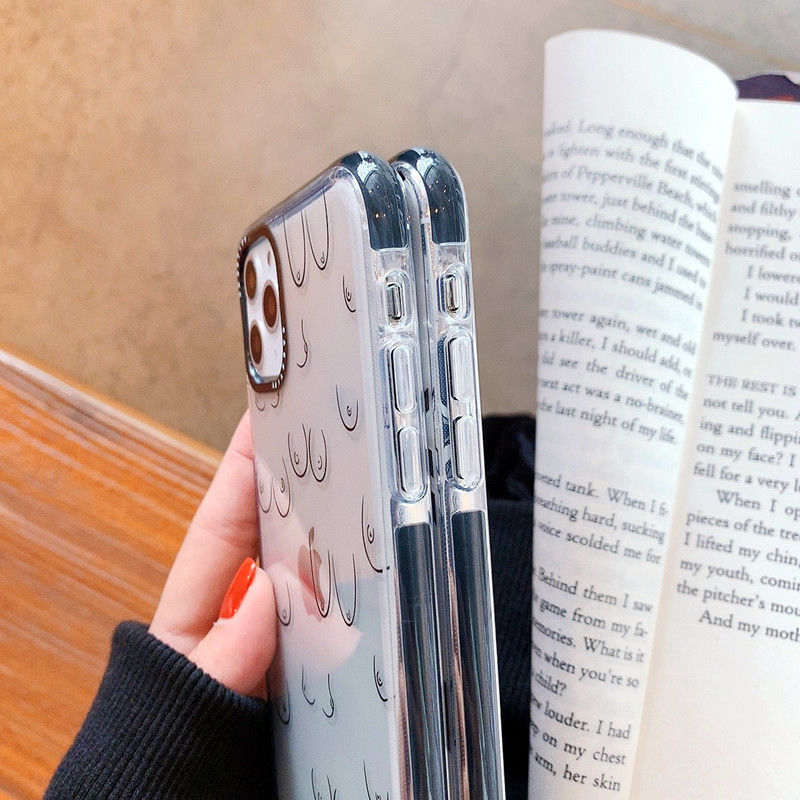 Ốp điện thoại trong suốt hình tranh vẽ nghệ thuật thú vị cho iPhone 11 12 Pro Max 6 6s 7 8 Plus X XR XS MAX SE 2020 | BigBuy360 - bigbuy360.vn