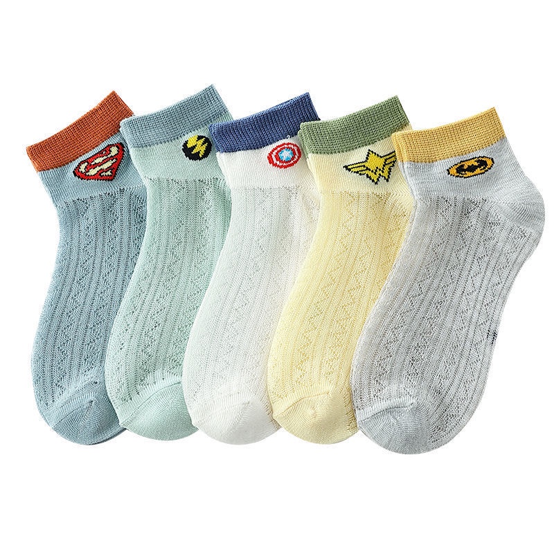 Vớ Cotton Lưới Siêu Mỏng Thoáng Khí Dành Cho Trẻ Em Mới