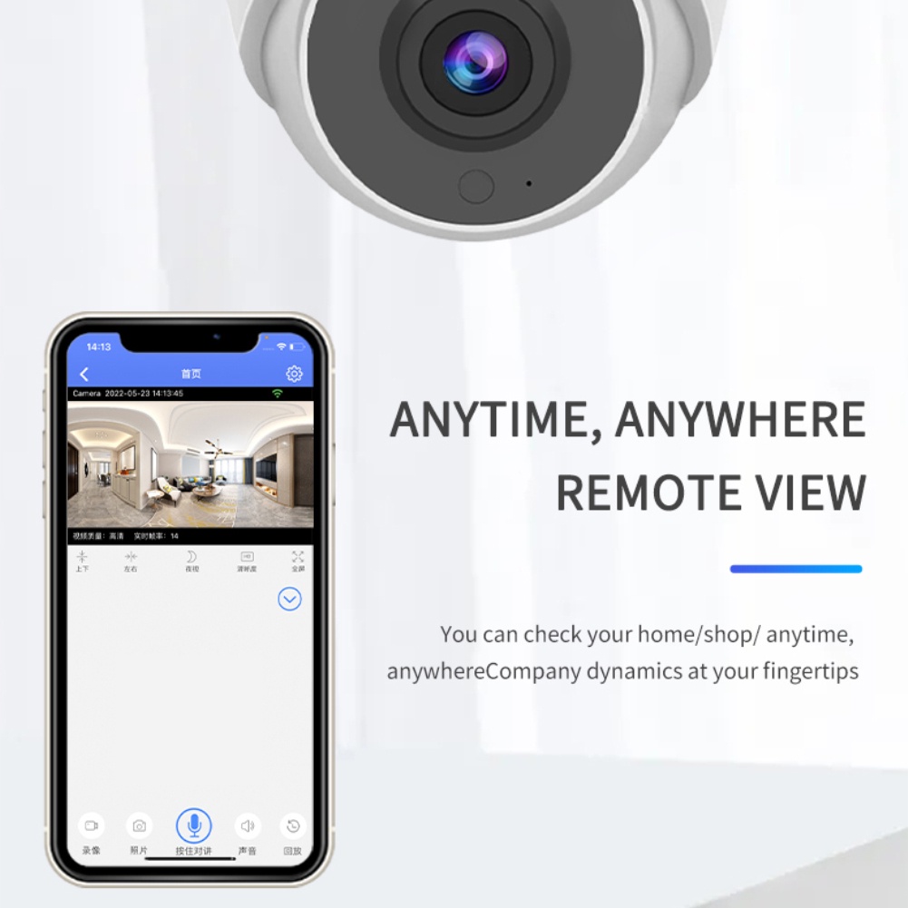 Camera Giám Sát Mini 1080P Wifi 360 Độ Thông Minh 1080P