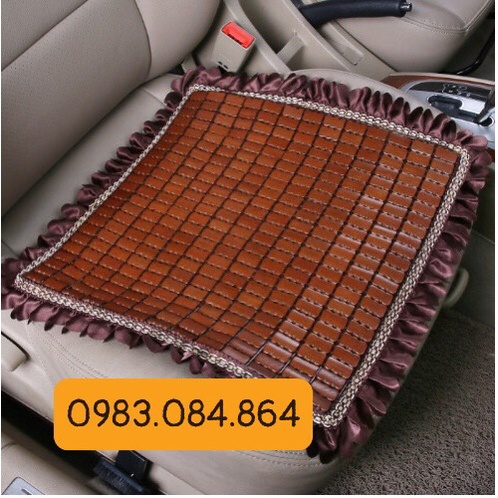 Đệm lót ghế ngồi xe hơi ô tô xe con xe tải,văn phòng,miếng lót ghế gỗ trúc cao cấp
