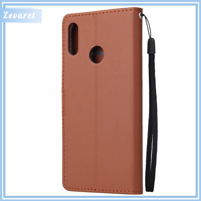 Ốp Điện Thoại Da Nắp Gập Có 3 Ngăn Đựng Thẻ Dành Cho HUAWEI Y9 2019