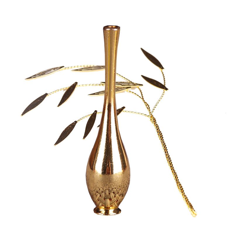 Quang Âm tay cầm dương liễu, tay cầm bình thanh tịnh đựng nước cam lồ