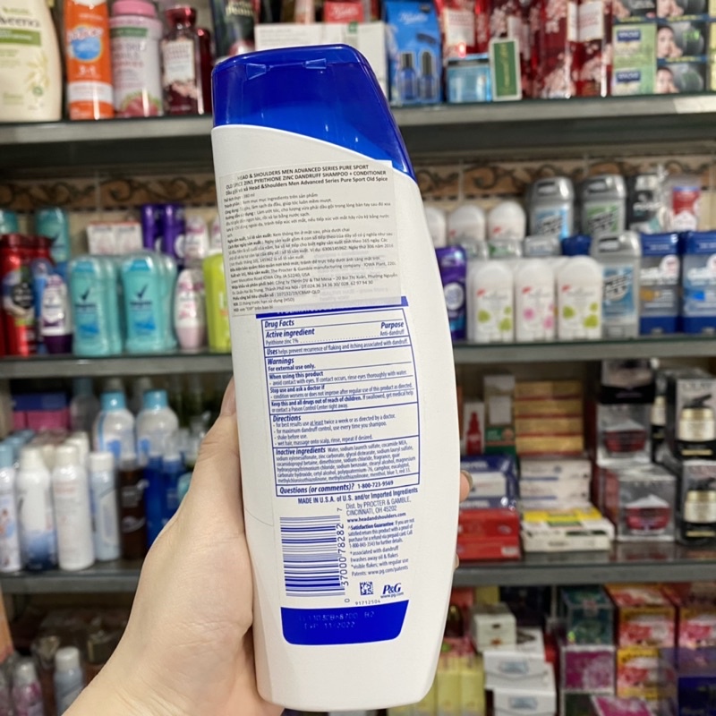 Gội xả Head &amp; Shoulders Men 2in1 380ml