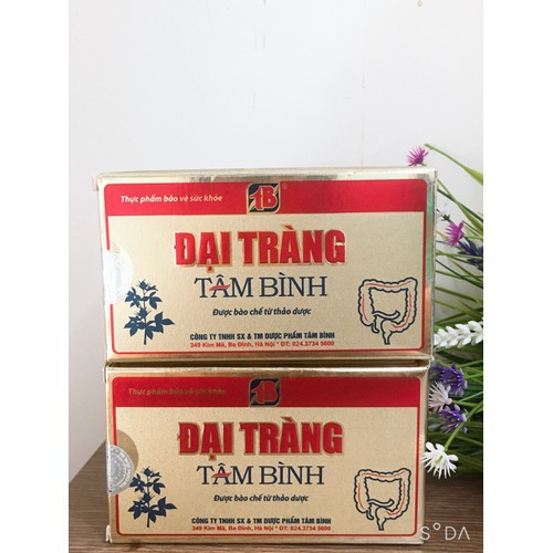 CHÍNH HÃNG ĐẠI TRÀNG TÂM BÌNH HỖ TRỢ ĐẨY LÙI VIÊM ĐẠI TRÀNG CẤP VÀ MÃN TÍNH HỘP 60 VIÊN