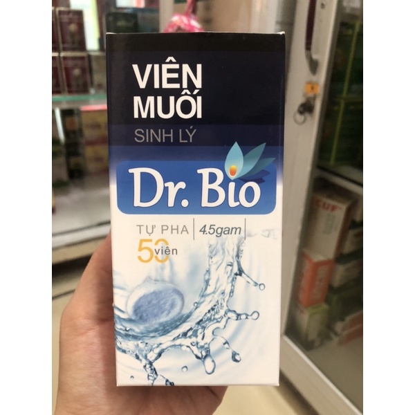 Viên muối sinh lý Dr.Bio súc miệng lọ 50 viên