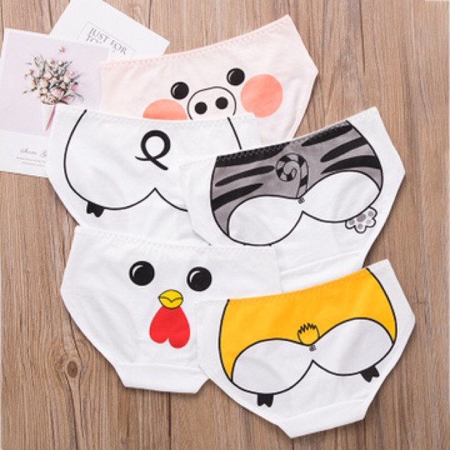 Quần Lót Nữ Hình Thú Phiên Bản Hoạt Hình Hàn Quốc ( QL : 090 ) Hàng Loại Đẹp | BigBuy360 - bigbuy360.vn