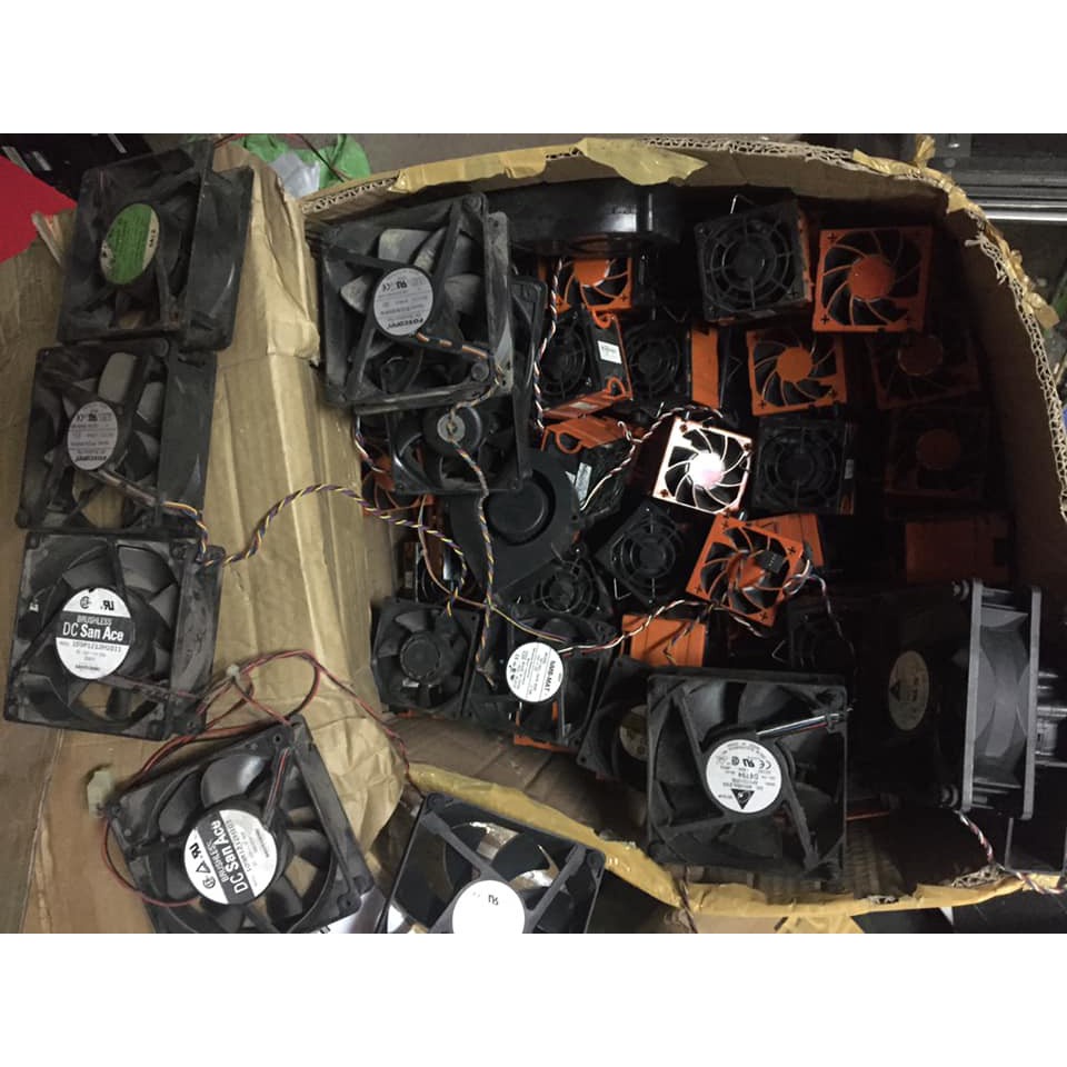 ∋Combo 100 cái quạt fan 8 8x8x2Cm 12V | BigBuy360 - bigbuy360.vn