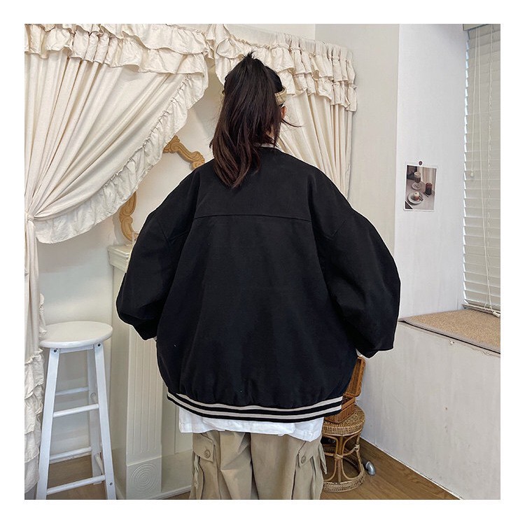 [Mã FATHANG5 giảm 10K đơn 50K] Áo Bomber YQ 86 nam nữ chất kaki YAYSHOP form unisex phong cáchHàn Quốc