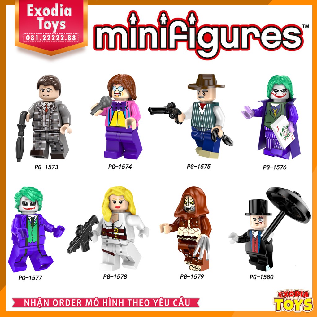 Xếp hình Minifigure siêu anh hùng vũ trụ Marvel và DC Comics - Đồ Chơi Lắp Ghép Sáng Tạo - POGO 8144