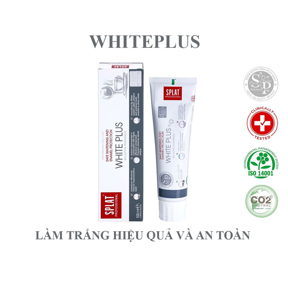 Kem Đánh Răng Splat White Plus Professional Series (100ml) - Chính hãng 100%