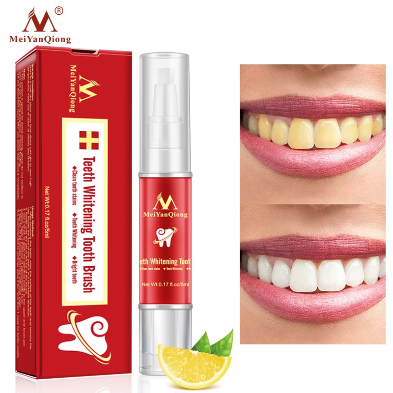 MeiYanQiong Teeth Whitening Pen Bút Gel Làm Trắng Răng Loại Bỏ Vết Bẩn Chất Lượng Cao Loại Bỏ Vết Bẩn Mảng Bám Cho Hàm Răng Trắng Sáng Khỏe Mạnh giúp răng chắc khỏe và trắng sáng tự nhiên Oral Hygiene Cleaning 5ml | BigBuy360 - bigbuy360.vn