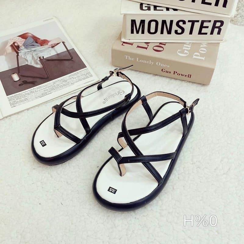 Hàng loại 1 - Dép đế bánh mì quai hậu kẹp ngón thời trang