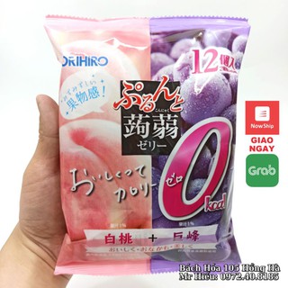 [Hỏa Tốc] Thạch Orihiro Vị Đào - Nho tím 240g Nhật Bản