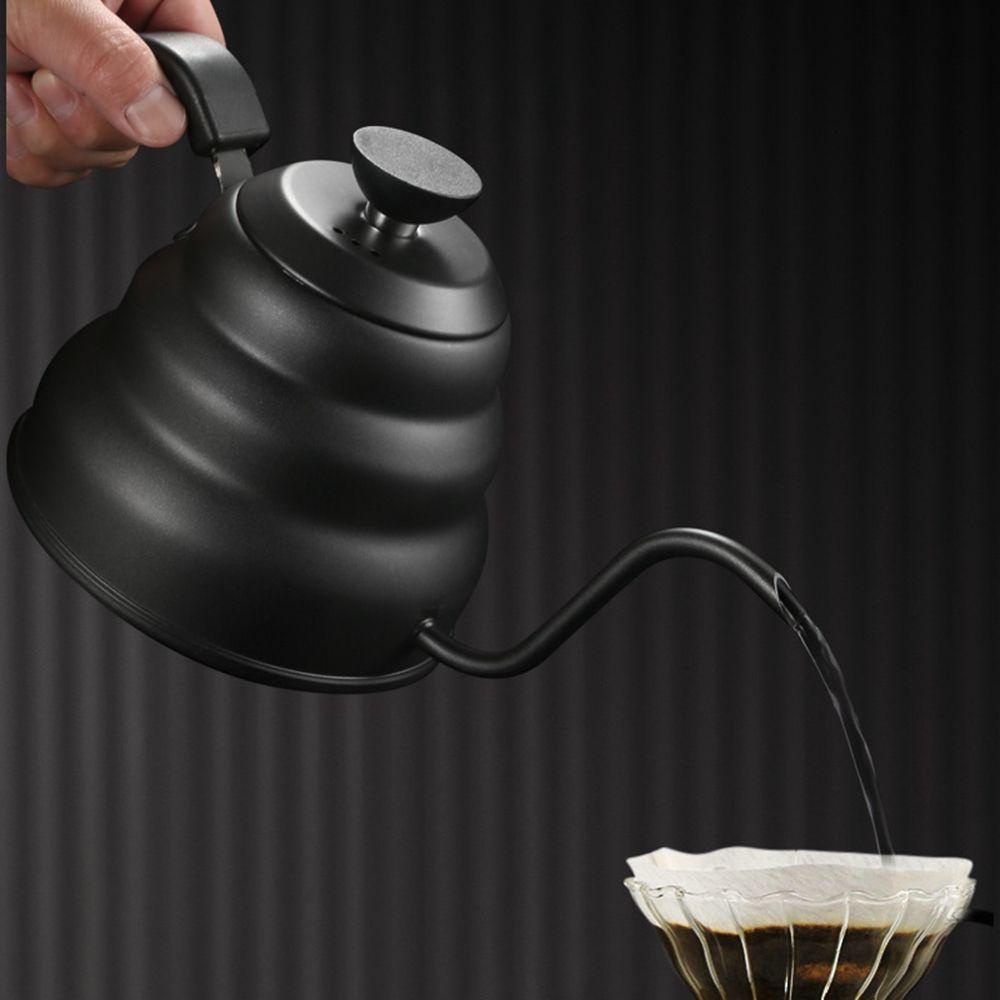 Ấm pha cà phê YIYU cổ ngỗng bằng thép không gỉ mỏng nhẹ 1L / 1.2L