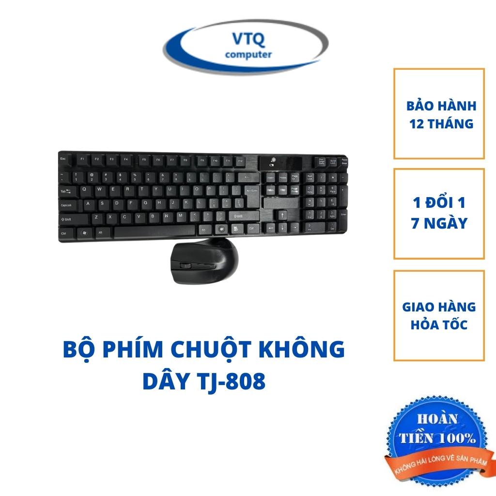 Bộ phím chuột không dây TJ-808. bảo hành 12 tháng