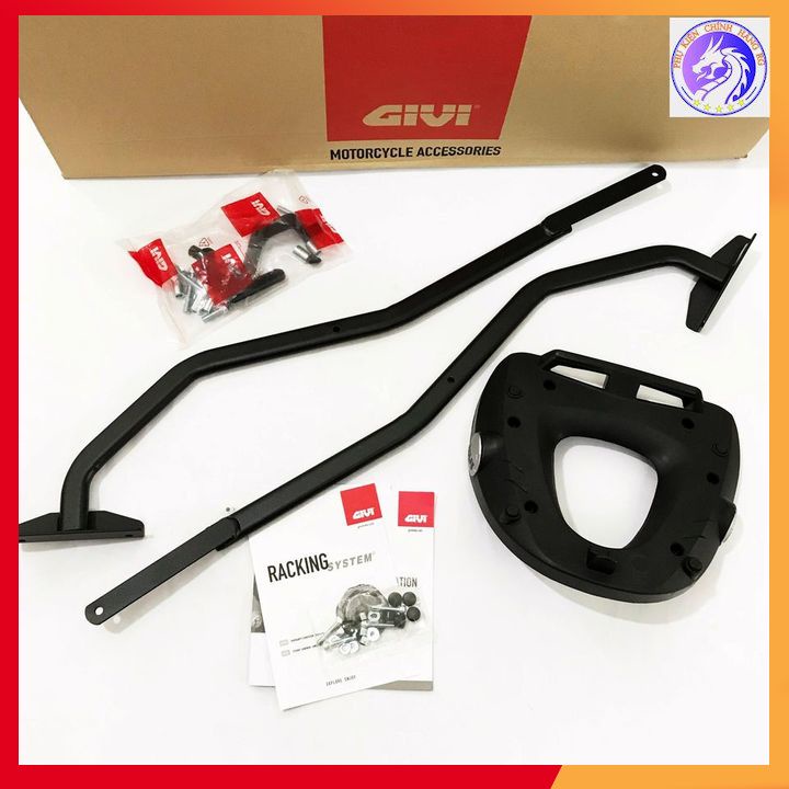 Baga Chịu Lực Lớn Givi HRV Gắn Cho Xe Yamaha Y125Z (Tặng Kèm Đế M5M) , Hàng Chính Hãng - Bảo Hành 2 Năm