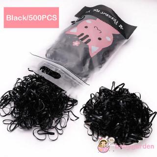 Bộ 500 sợi dây thun cột tóc cho bé gái