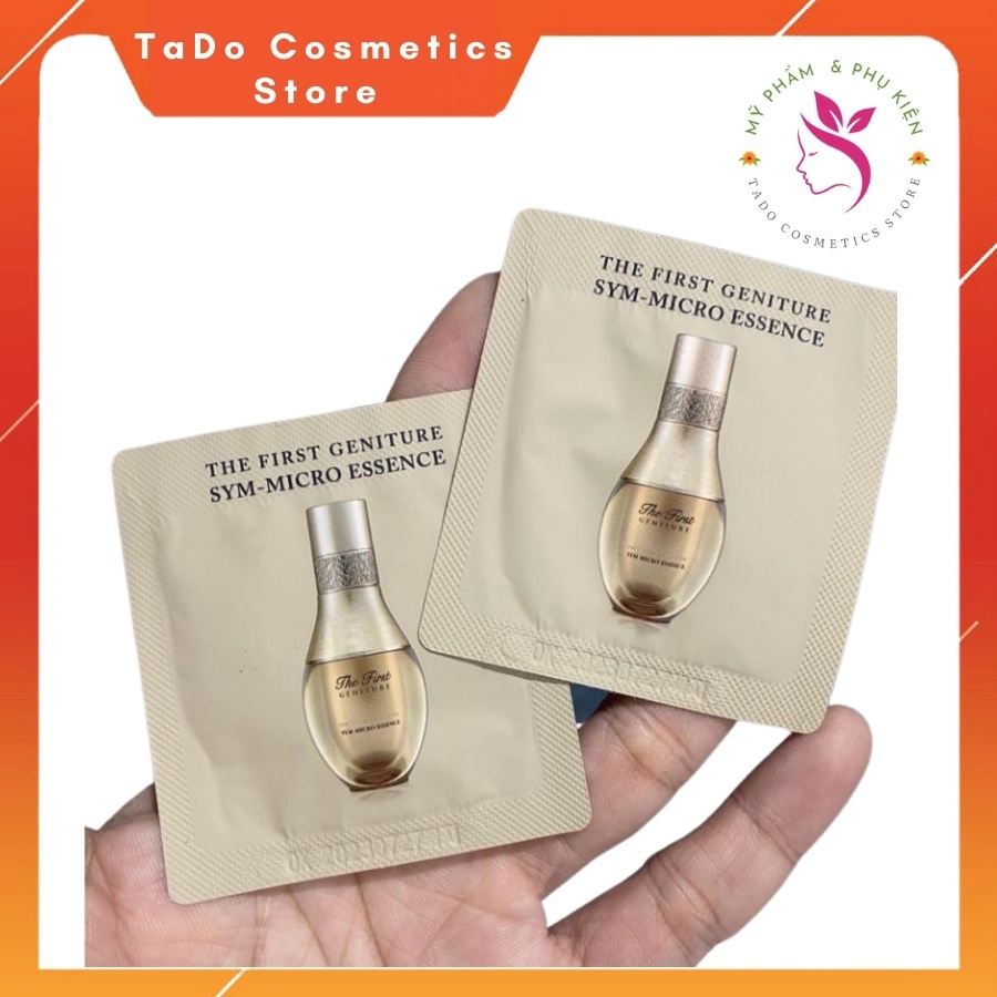 Tinh chất GIẢM THÂM SẠM NÁM Ohui The First Sym Micro Essence trẻ hóa làn da, chống lão hóa mạnh mẽ , mờ sạm nám gói 1ml