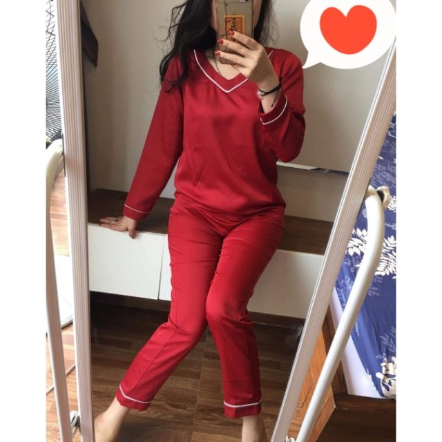 Bộ Pijama lụa satin có được chọn màu