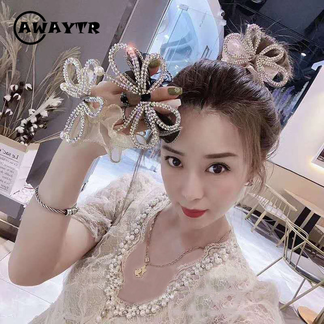 Đồ cột tóc đính nơ phong cách Hàn Quốc