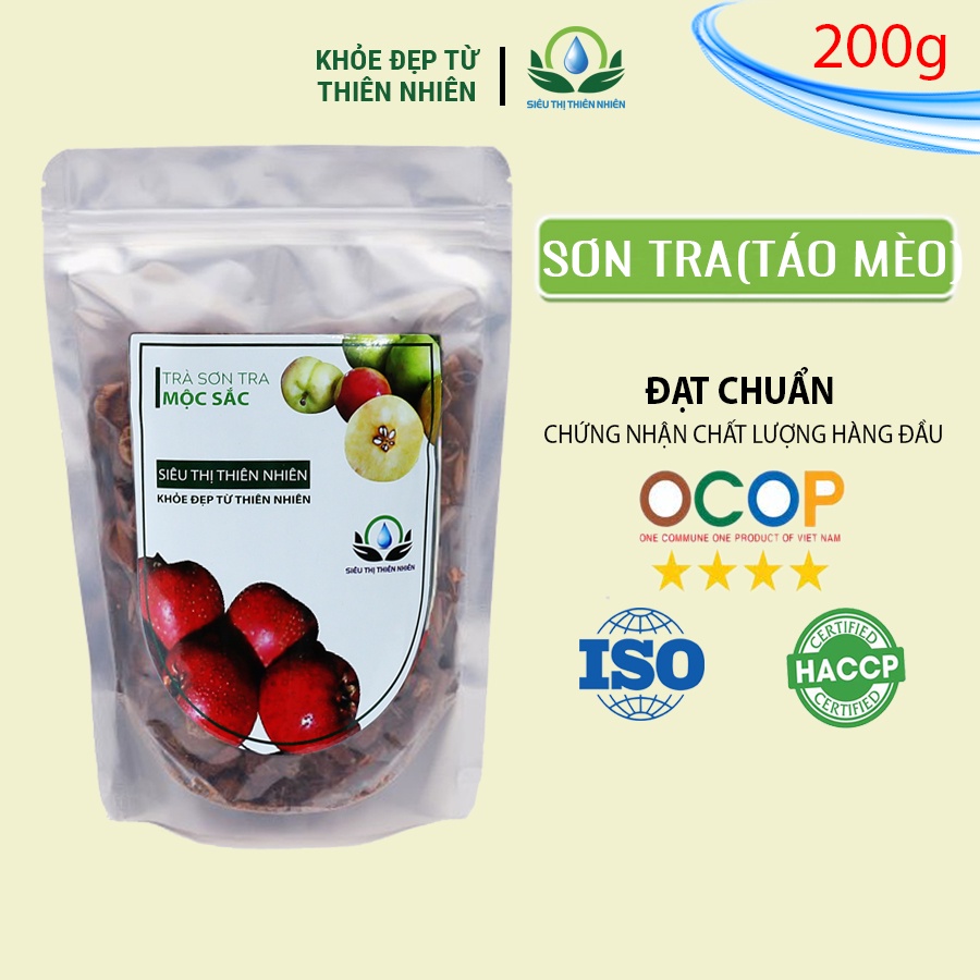 Táo mèo ngâm rượu Mộc Sắc 200g, sơn tra sấy khô của siêu thị thiên nhiên