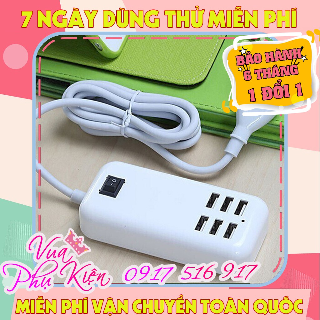 Ổ cắm USB 4 cổng 15W 1 cổng vào , 4 cổng ra , tha hồ sử dụng sạc Có công tắc tắt mở tiện dụng