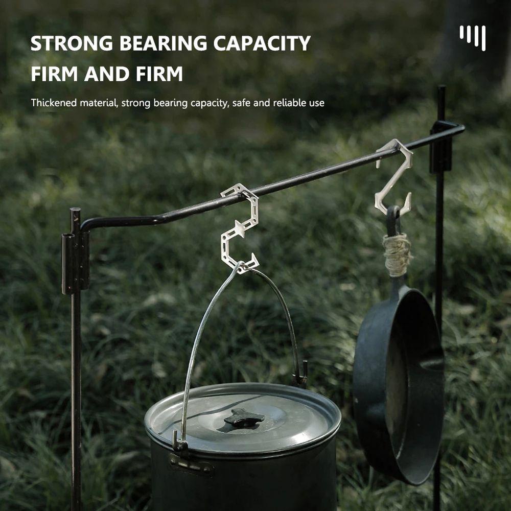 Giá Đỡ Bóng Đèn Có Móc Treo Di Động Siêu Bền Cho Hoạt Động Cắm Trại Ngoài Trời