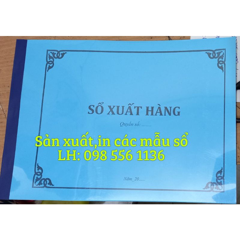 Sổ xuất hàng quyển to