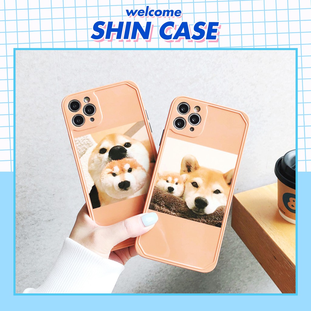 Ốp lưng iphone Shiba dễ thương IMD dày viền nổi 6/6plus/6s/6splus/7/7plus/8/8plus/x/xs/11/12/pro/max/plus/promax