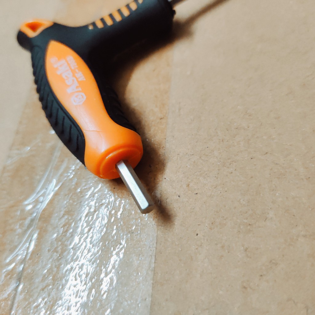 Tay vặn lục giác chữ T ASAKI 3mm, lục giác 3