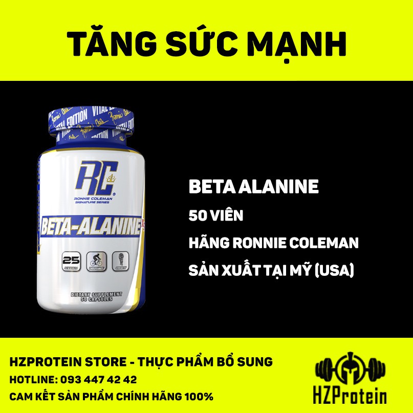 RC BETA ALANINE - TĂNG SỨC BỀN, SỨC MẠNH TRƯỚC TẬP (50 VIÊN) | Shopee Việt  Nam