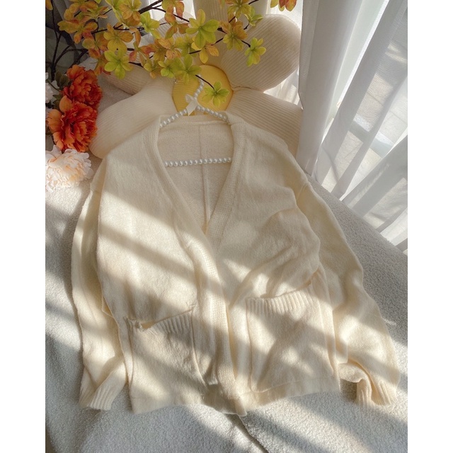 Áo khoác cardigan len