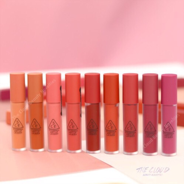 Son 3CE Kem Soft Lip Lacquer