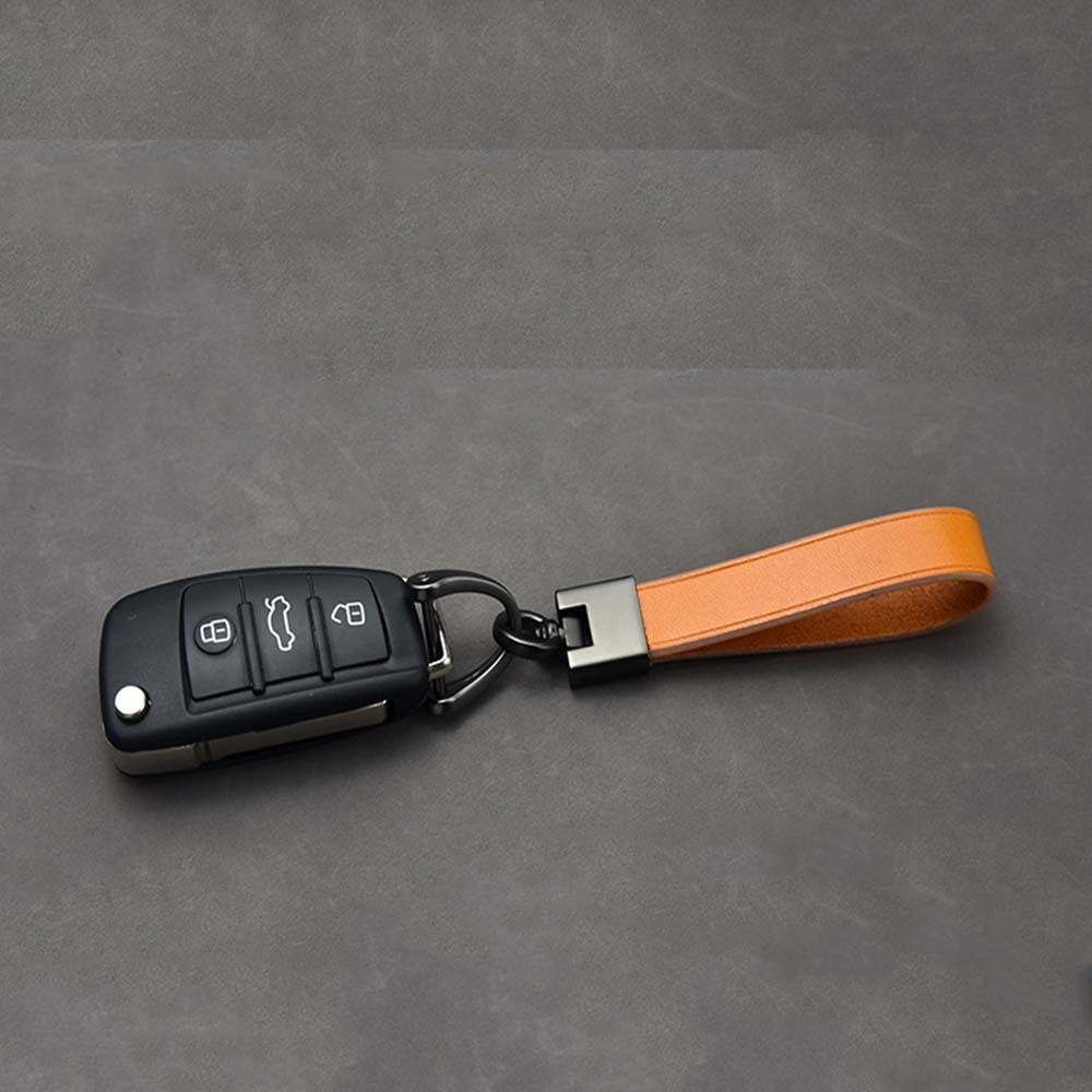 HARRIETT Retro Car Keychain Multi Colors Key Strap Leather Rope Business Gift Men Women Fashion Crafts PU Leather Pure Color Car Key Ring Holder/Multicolor