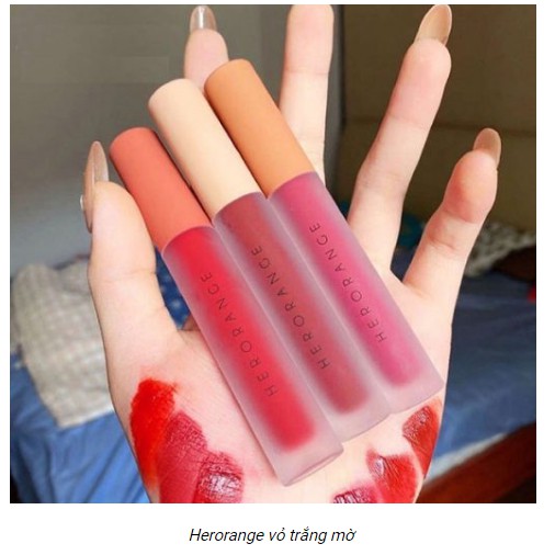 Son Kem Lì Herorange Fluffy Lip Glaze Mịn Môi | BigBuy360 - bigbuy360.vn
