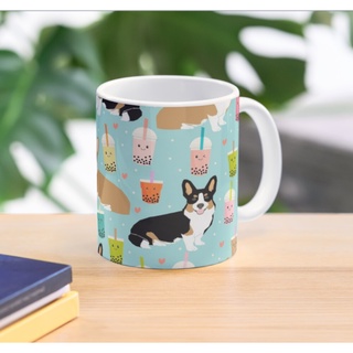 Cốc sứ chó corgi