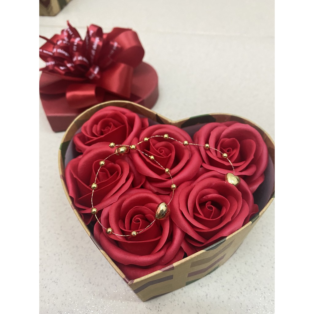 Quà tặng 8/3 - hộp hoa hồng sáp thơm tặng người yêu siêu đẹp - HO002 LANA QUEEN