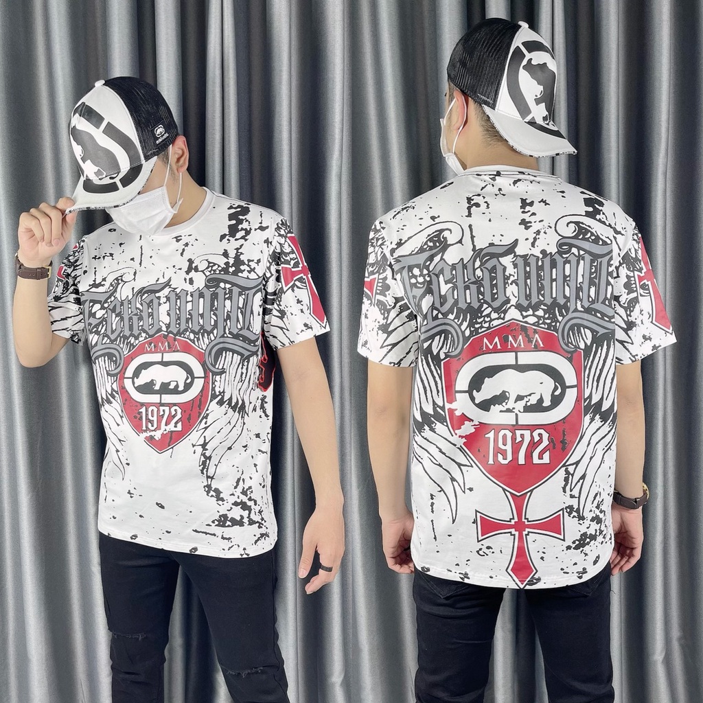 Áo thun Ecko cao cấp chất liệu vải cotton form unisex dành cho nam và nữ