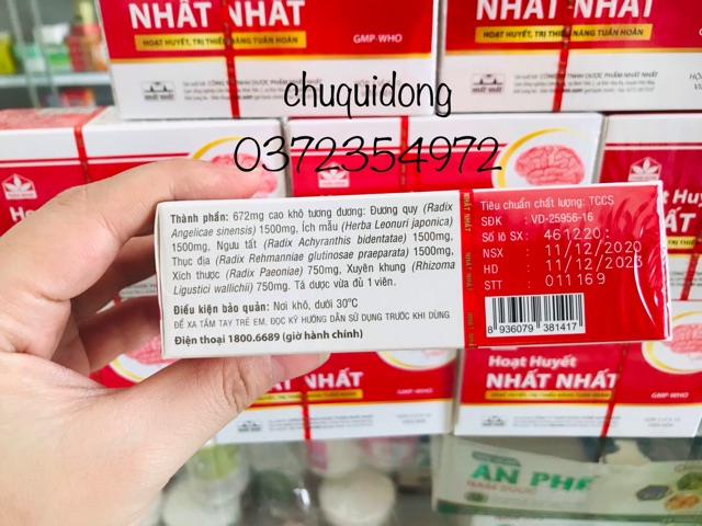 Hoạt Huyết Nhất Nhất hộp 30viên | BigBuy360 - bigbuy360.vn