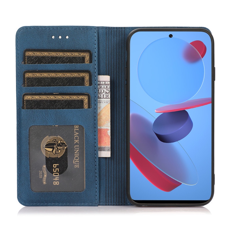 Bao da điện thoại nắp lật phối ví nhét thẻ cho Redmi Note 11 10 9 Pro 11T 9s Xiaomi Poco M4 Pro 11T Pro