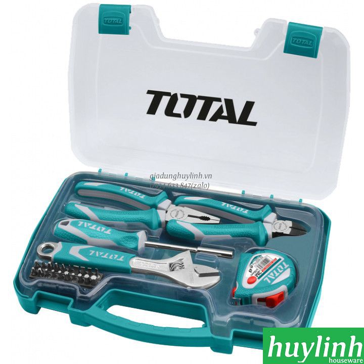 Bộ dụng cụ đồ nghề 25 chi tiết Total THKTHP90256