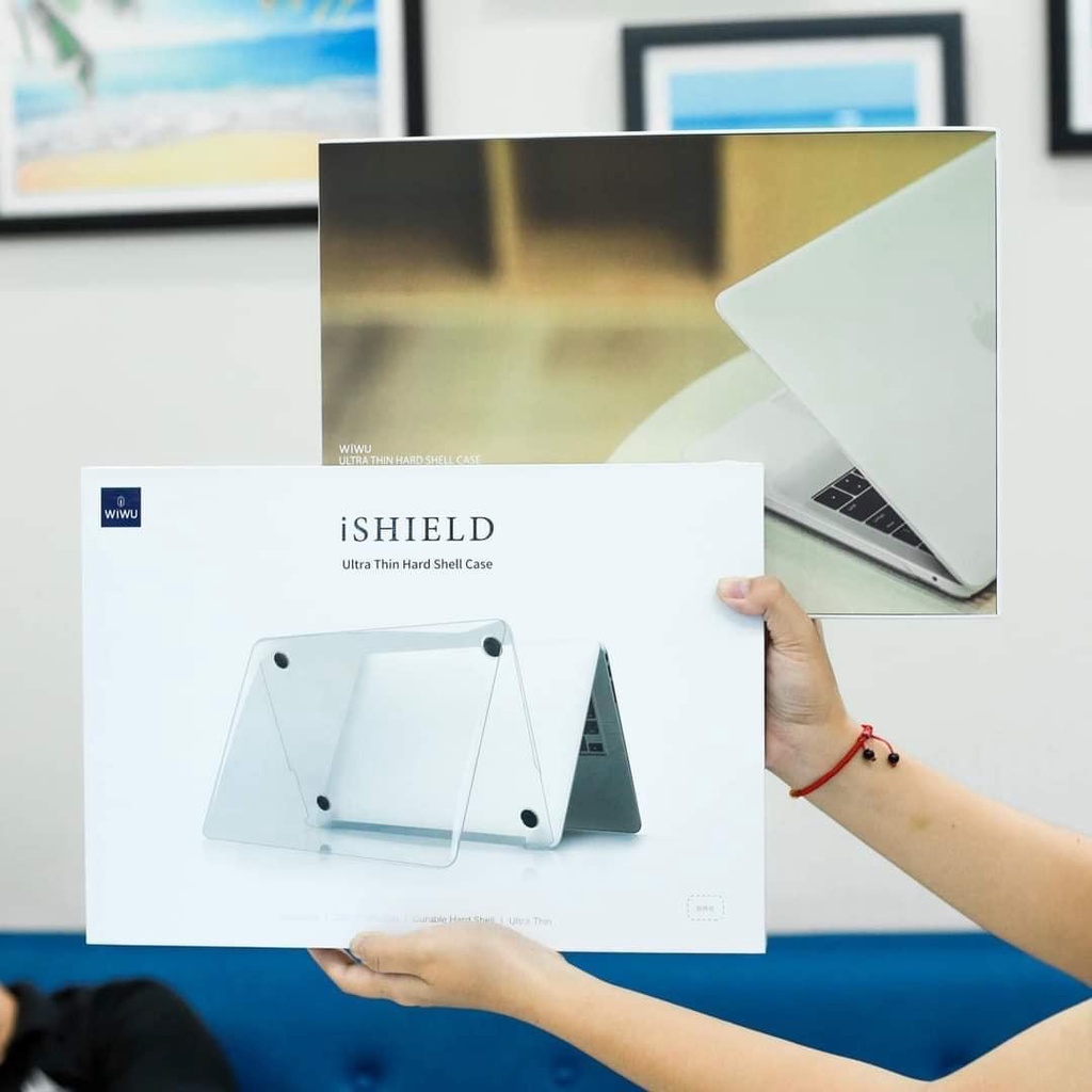 Combo Ốp lưng chống va đập chính hãng WiWU iSHIELD Hard Shell cho MacBook 13" PRO/13.3" Air (2020) và 14.2"/16.2" (2021)