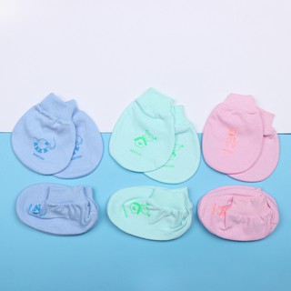 Bộ bao tay bao chân sơ sinh cotton siêu mềm cho bé sơ sinh-CHÍNH HÃNG MINTUU